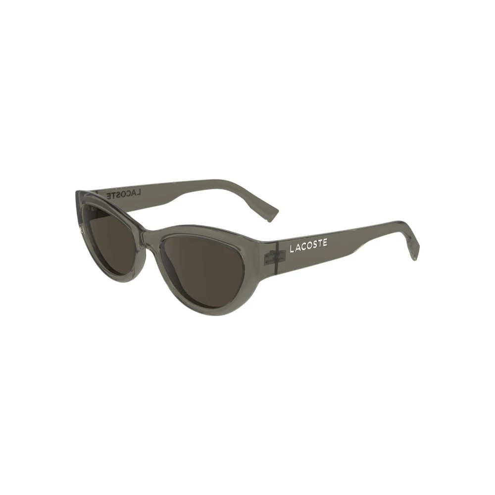 Lacoste Women's Brown Injected Frame Sunglasses With Gradient Lenses