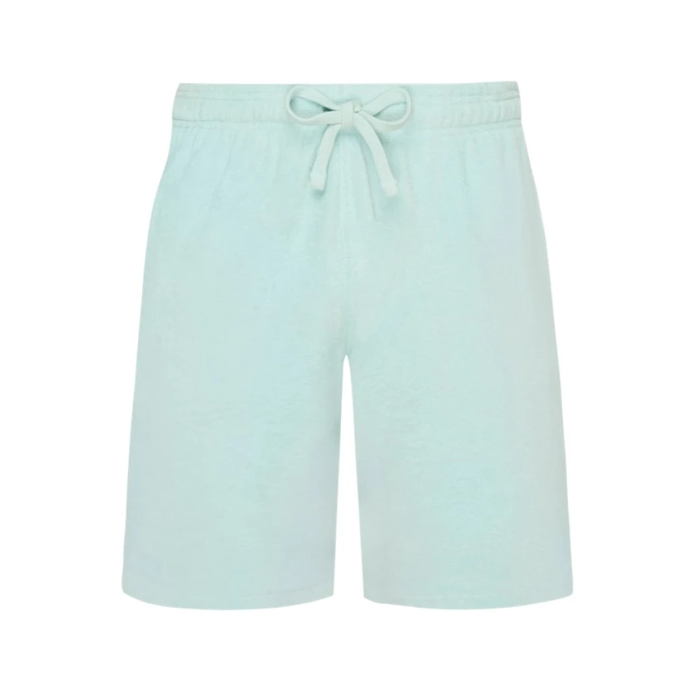 Vilebrequin Uomo Verde - Pantaloncini Bermuda Bolide Terry - Shorts - M