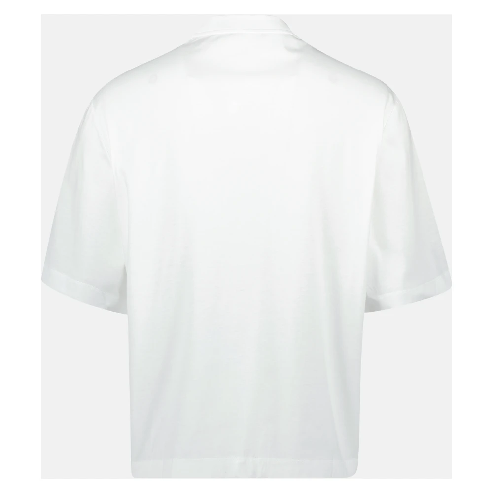 Versace Bedrukt T-shirt Lente-Zomer 2025 White Heren
