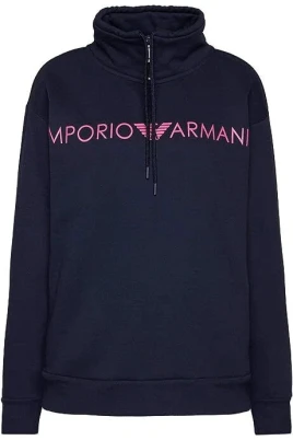 Collo Zip Logo Eagle Sweatshirt