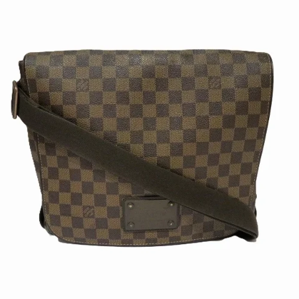 Louis Vuitton Vintage Pre-owned Canvas shoulder-bags Brown Dames
