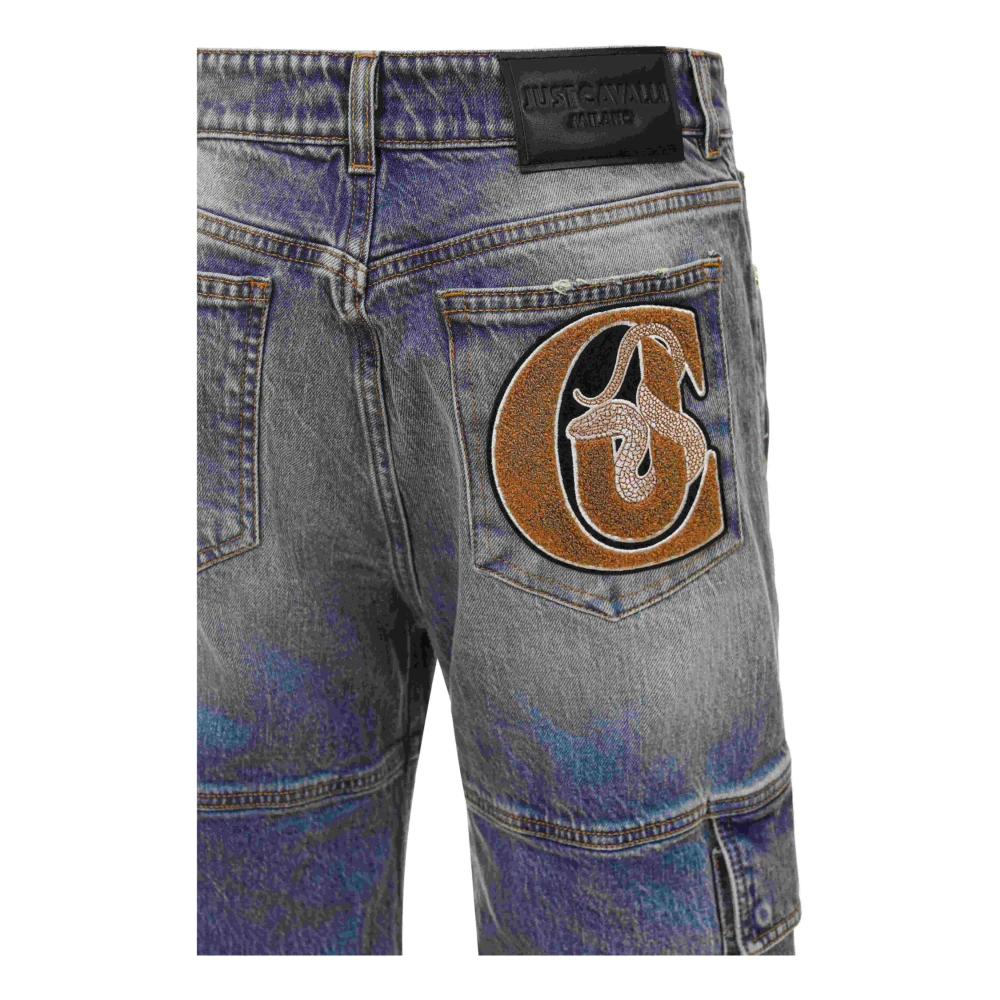 Just Cavalli Broek Blue Dames