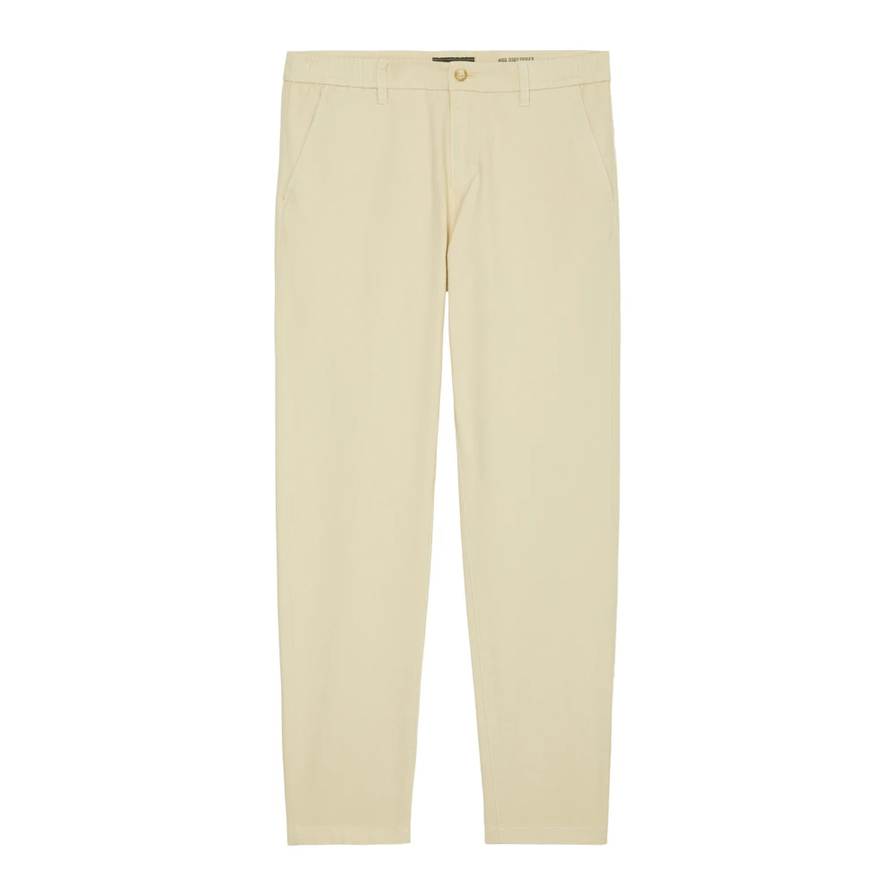 Marc O'Polo Chino model Osby jogger tapered White Heren