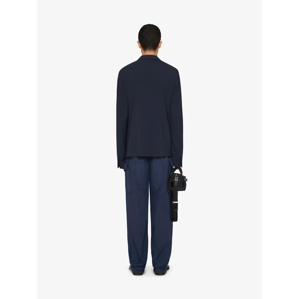 Givenchy Slim Fit Travel Jacket Blue Heren