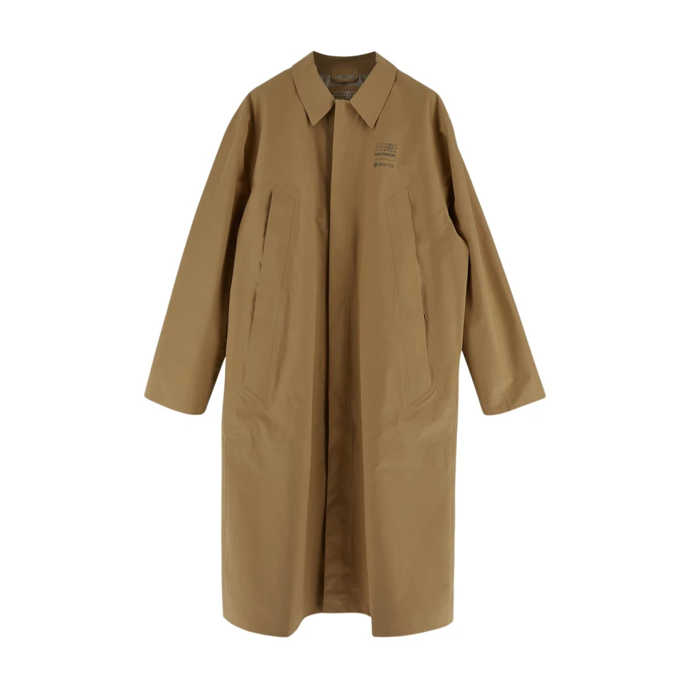 MM6 Maison Margiela Waterdichte Gore-Tex Jas Beige Heren