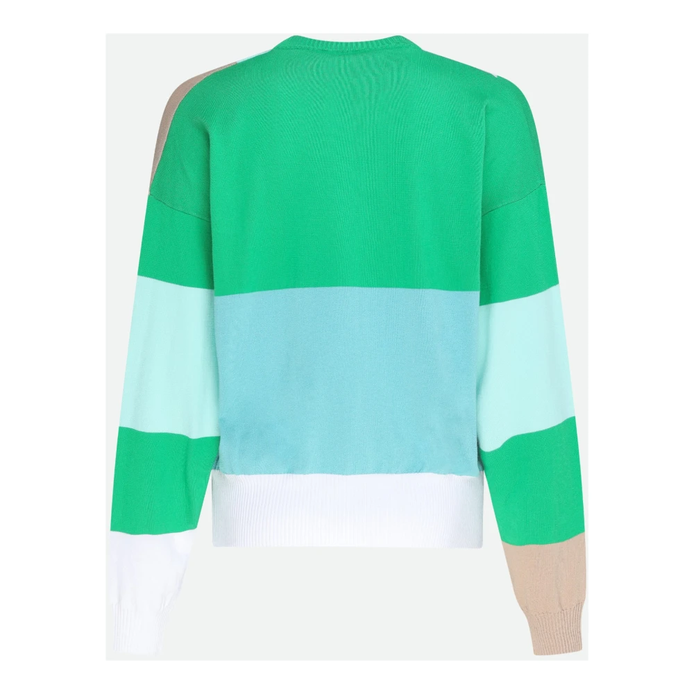 Marella Kleurrijke Gebreide Trui Multicolor Dames