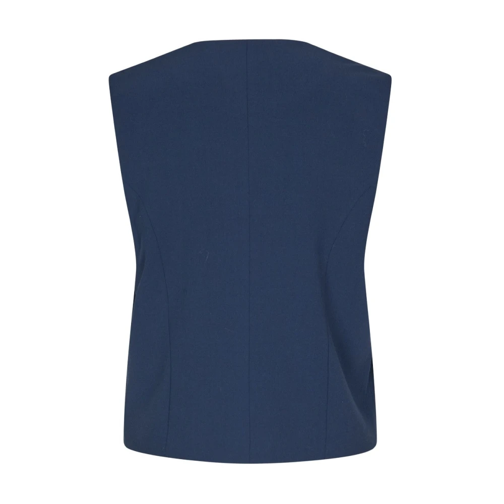 MbyM Navy Blue Hettie Vest Blue Dames