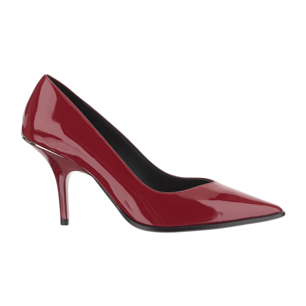 Pinko Lady Leather Pumps - Female - Pumps - Red - 7 Uk - Shoes