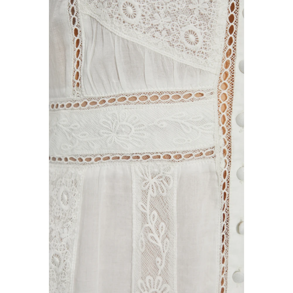 Loveshackfancy Jurk Jovina White Dames