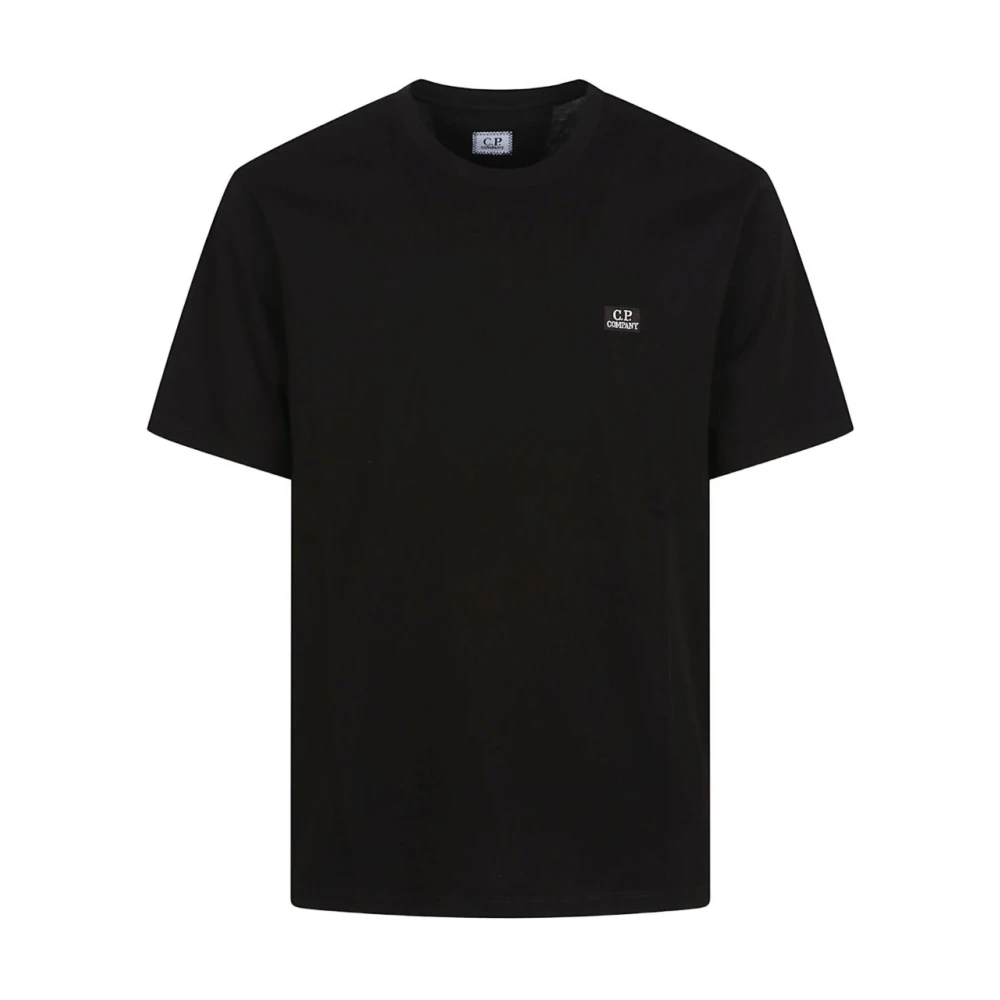 C.p. Company Men's Black T-Shirts, Xl, T-Shirt With Logo