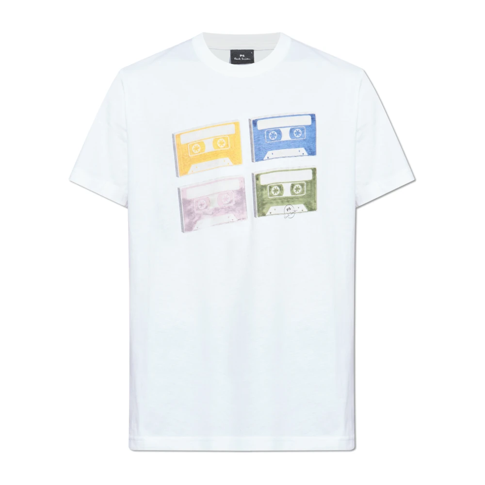 Ps By Paul Smith Uomo Bianco T-Shirts