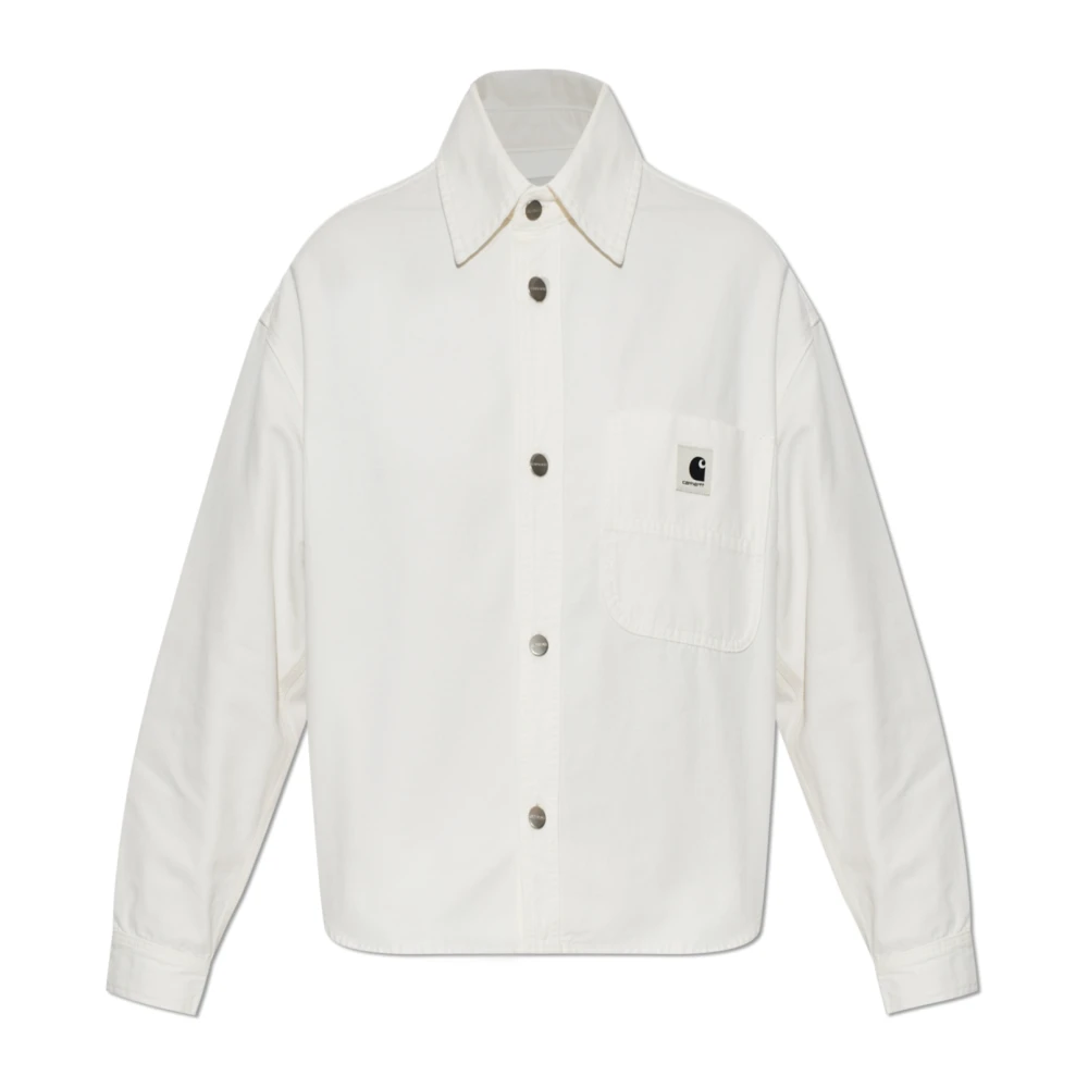 Carhartt Wip Men's White Georgia Jacket - Denim Jackets - Xs - Jackets