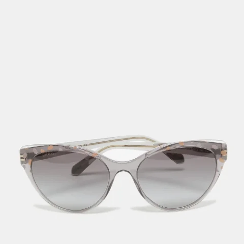 Bvlgari Vintage Pre-owned Acetate sunglasses Gray Dames