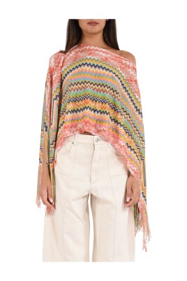 poncho-a-franges-lurex-avec-detail-metallique