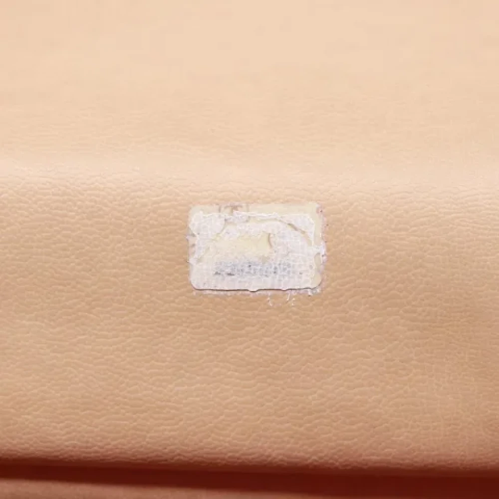 Chanel Vintage Pre-owned Leather shoulder-bags Red Dames