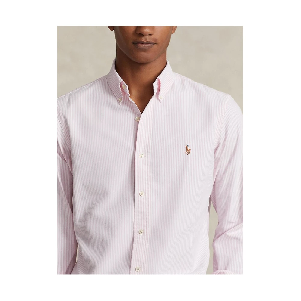 Ralph Lauren Casual Overhemd Pink Heren