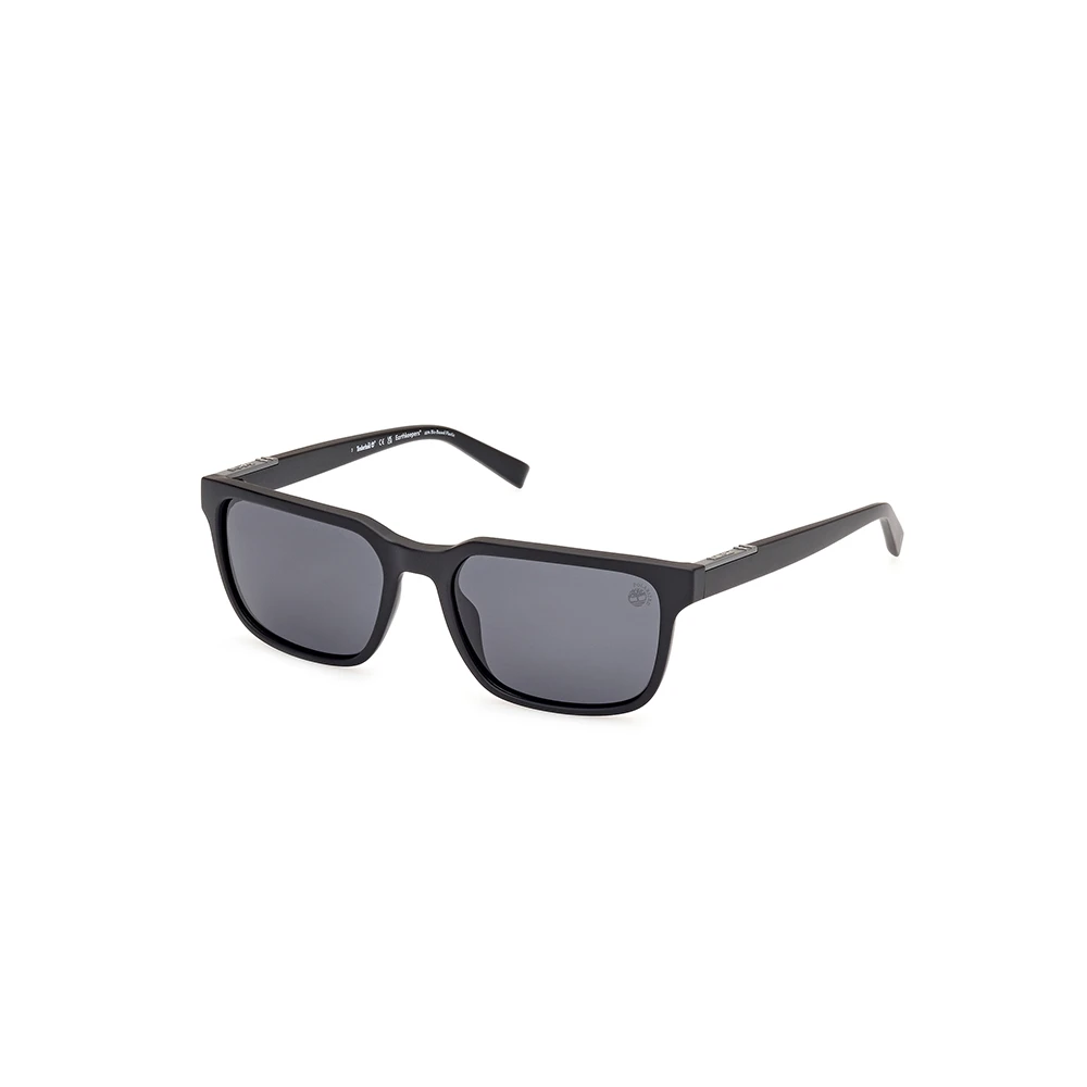 Timberland Black Sunglasses, Male, 56 Mm, Polarized Matte Sunglasses