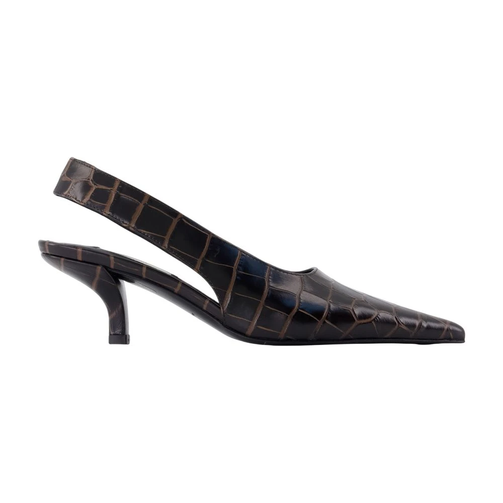 Totême Women's Brown Pumps, 4 Uk, Leather Classic Sandals