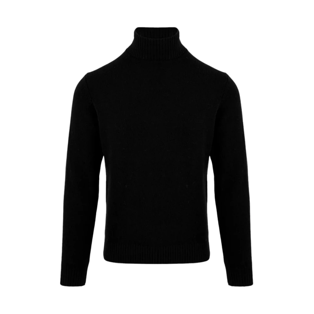Filippo De Laurentiis Black Ml Treccia Turtleneck - Male - Turtlenecks - 3XL - Knitwear