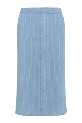 Randig Denimkjol