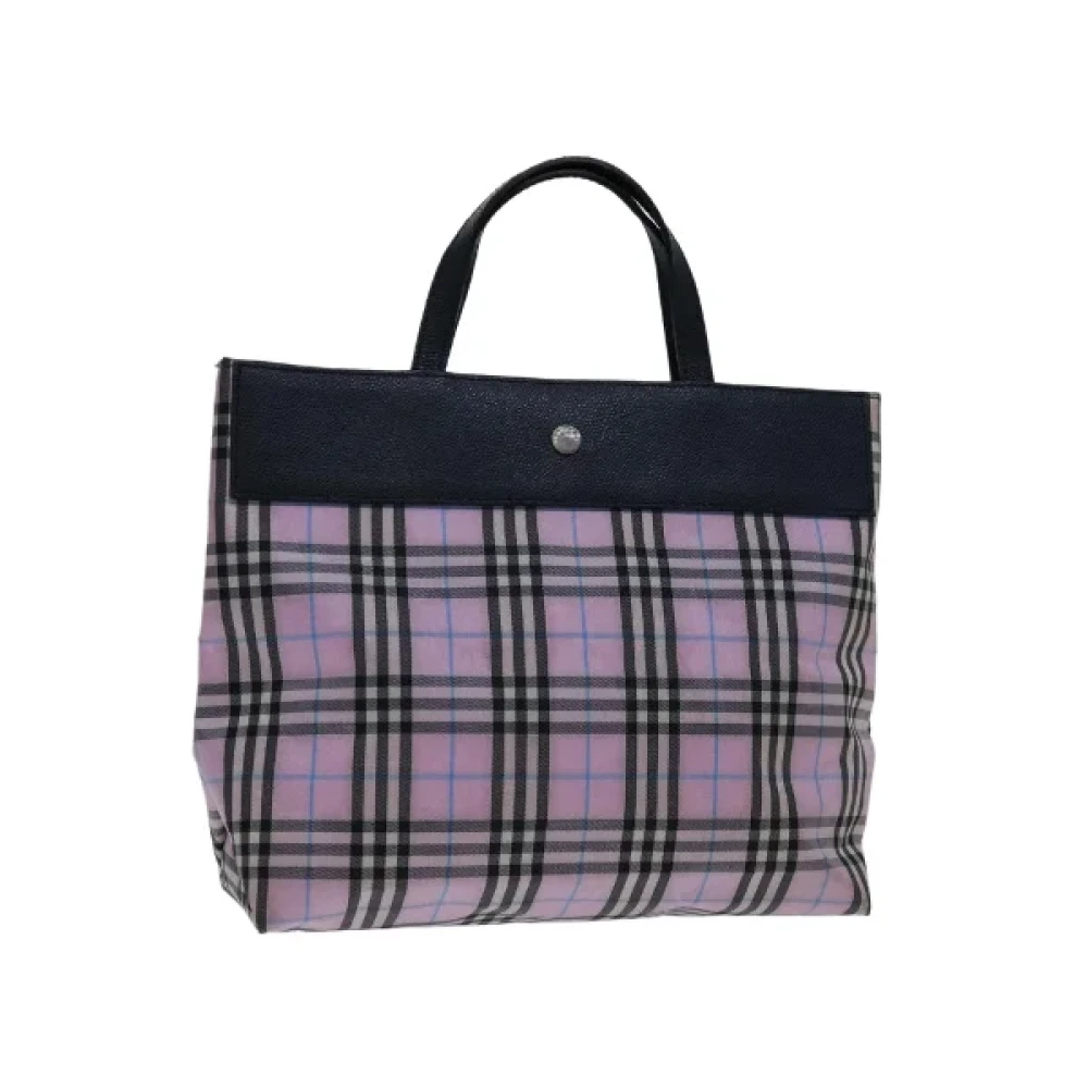 Burberry Vintage Pre-owned Nylon handbags Pink Dames