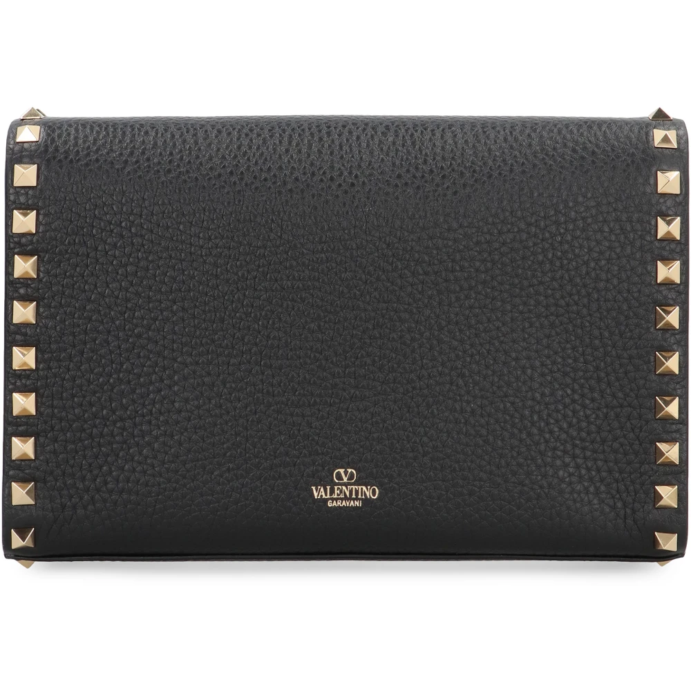 Valentino Rockstud Leren Crossbody Tas Black Dames