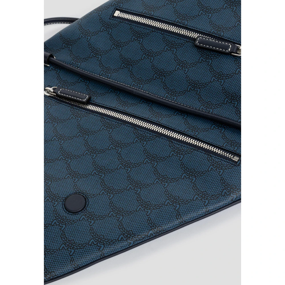 MCM Lucht driehoekige Pouch in Lauretos Blue Dames