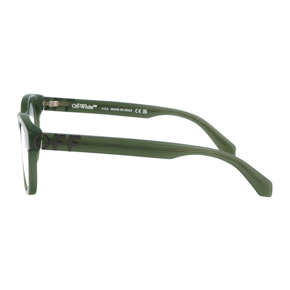 Off White Stijlvolle Optical Style 71 Bril Green Unisex