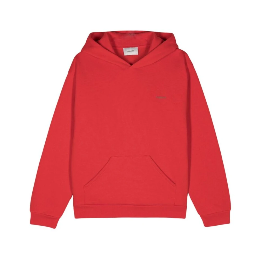 Coperni Rode hoodie met logoprint Red Heren
