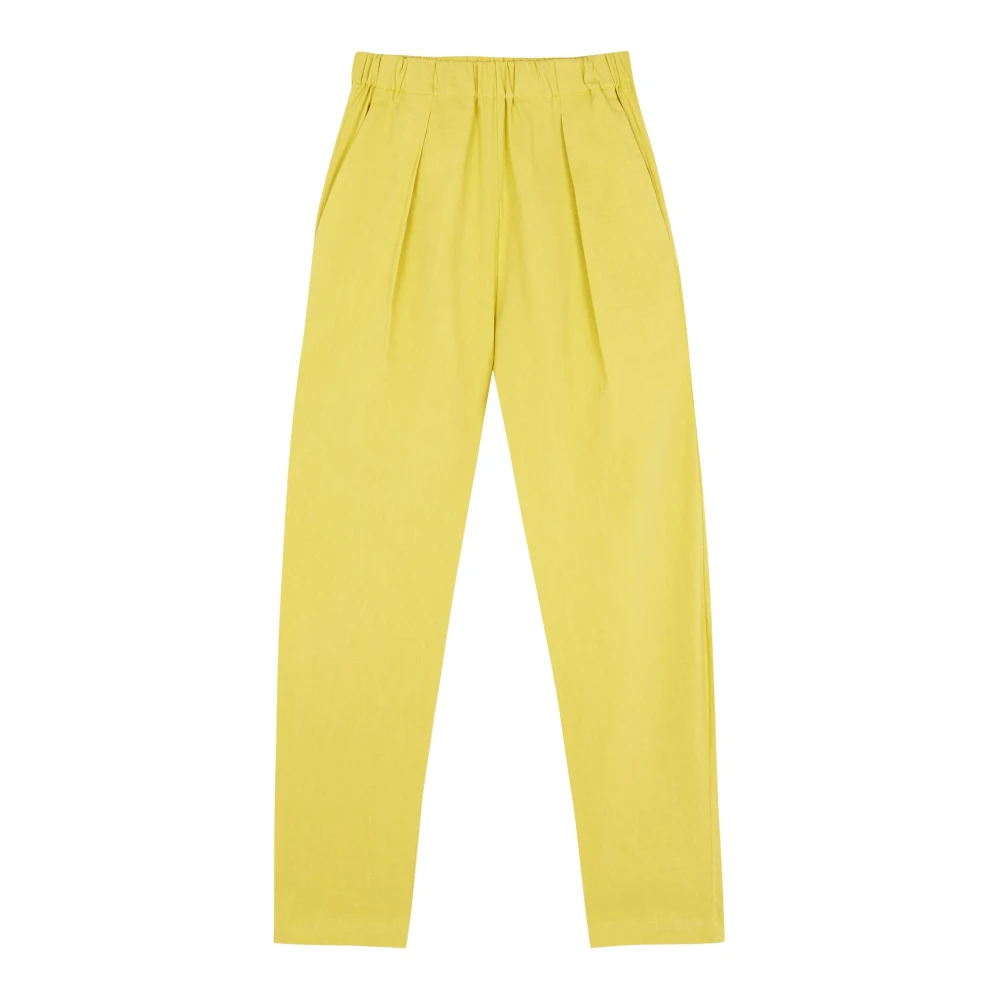 Cortana Yellow Ama Trousers - Female - Tapered Trousers - 2XS - Trousers