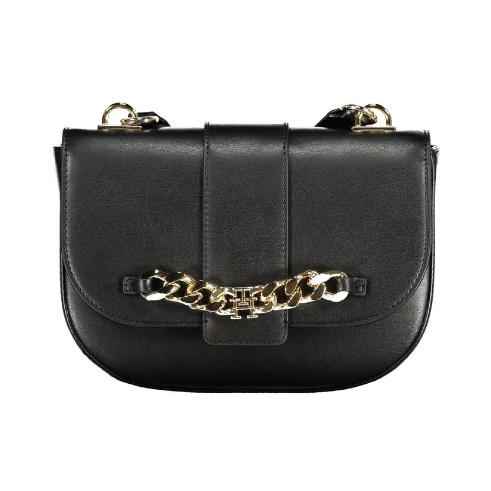 Tommy Hilfiger Women's Black Adjustable Cross Body Bag