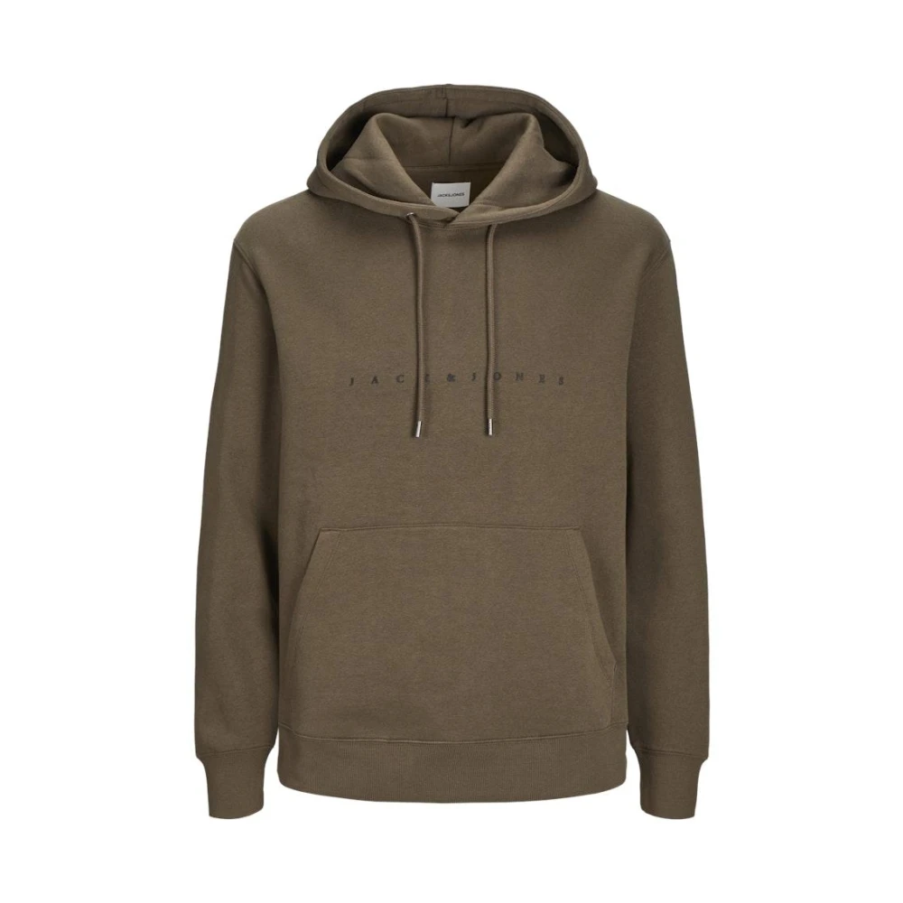 jack & jones Essentials Sweat Hoodie in Groen Green Heren
