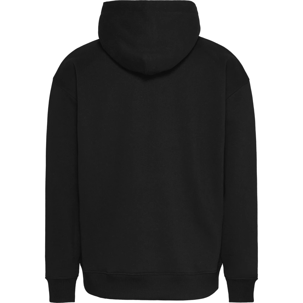 Tommy Jeans Hoodie Zwart Katoen Polyester Black Heren