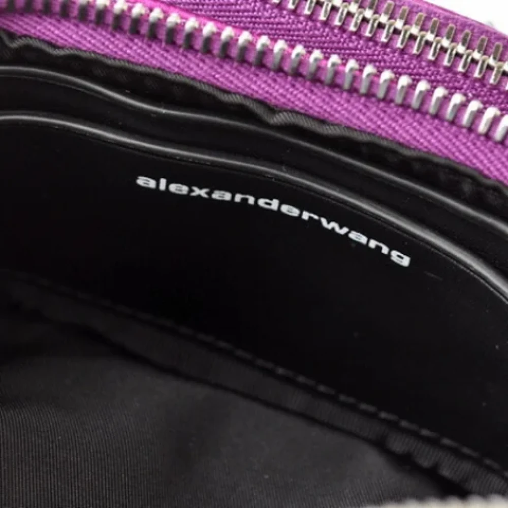 Alexander Wang Pre-owned Fabric crossbody-bags Purple Dames