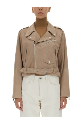Doran Belted Suede Jacket