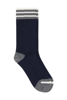 chaussettes-en-tricot-doux-de-luxe-en-gris