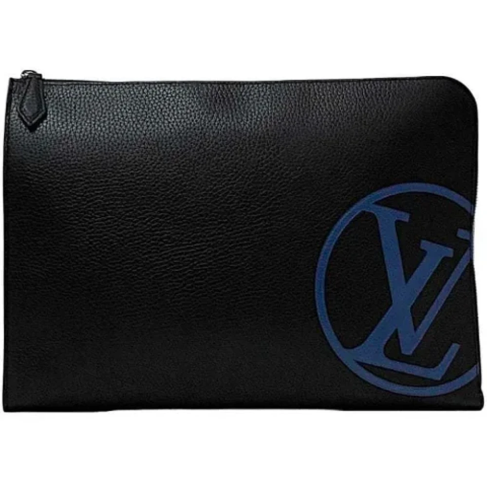 Louis Vuitton Vintage Pre-owned Leather louis-vuitton-bags Black Dames