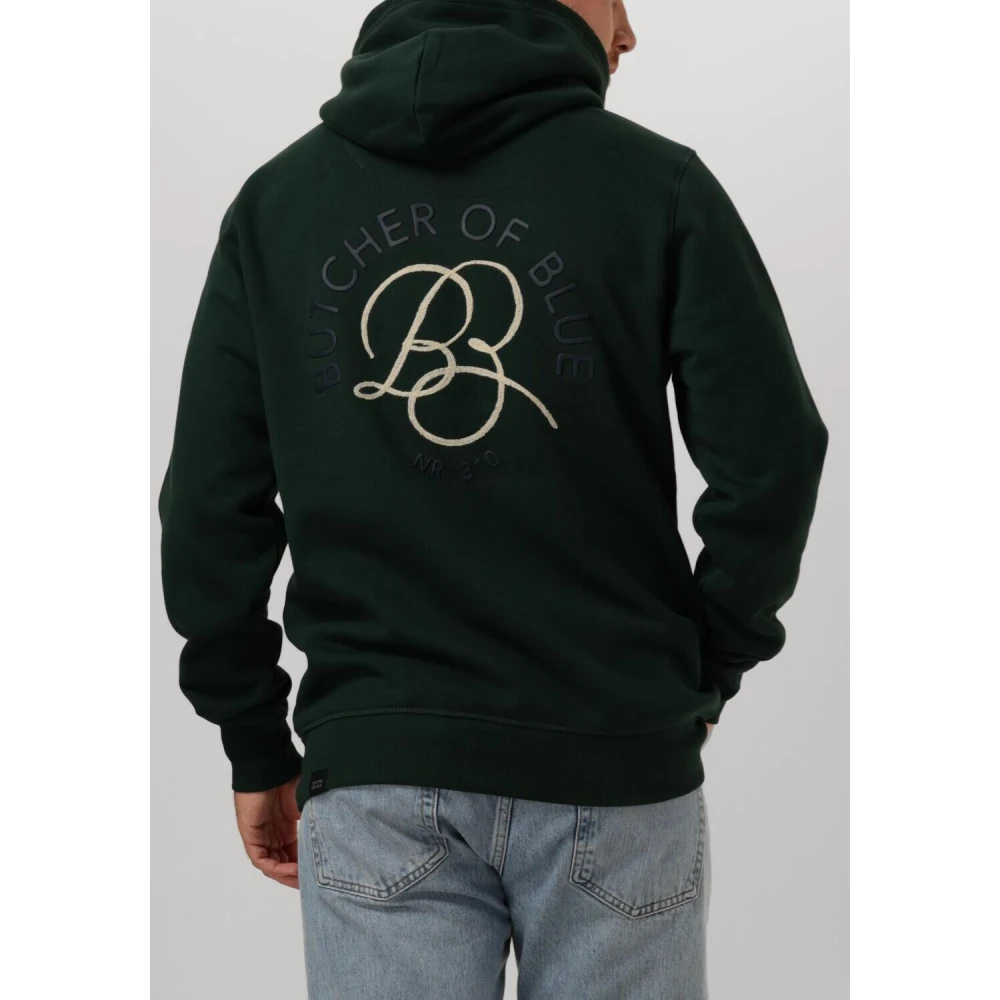 Butcher of Blue Groene Army Stijl Sweater Green Heren