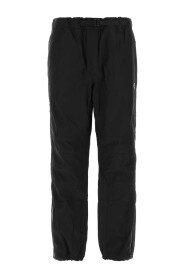 Schwarze Polyester -Jogger