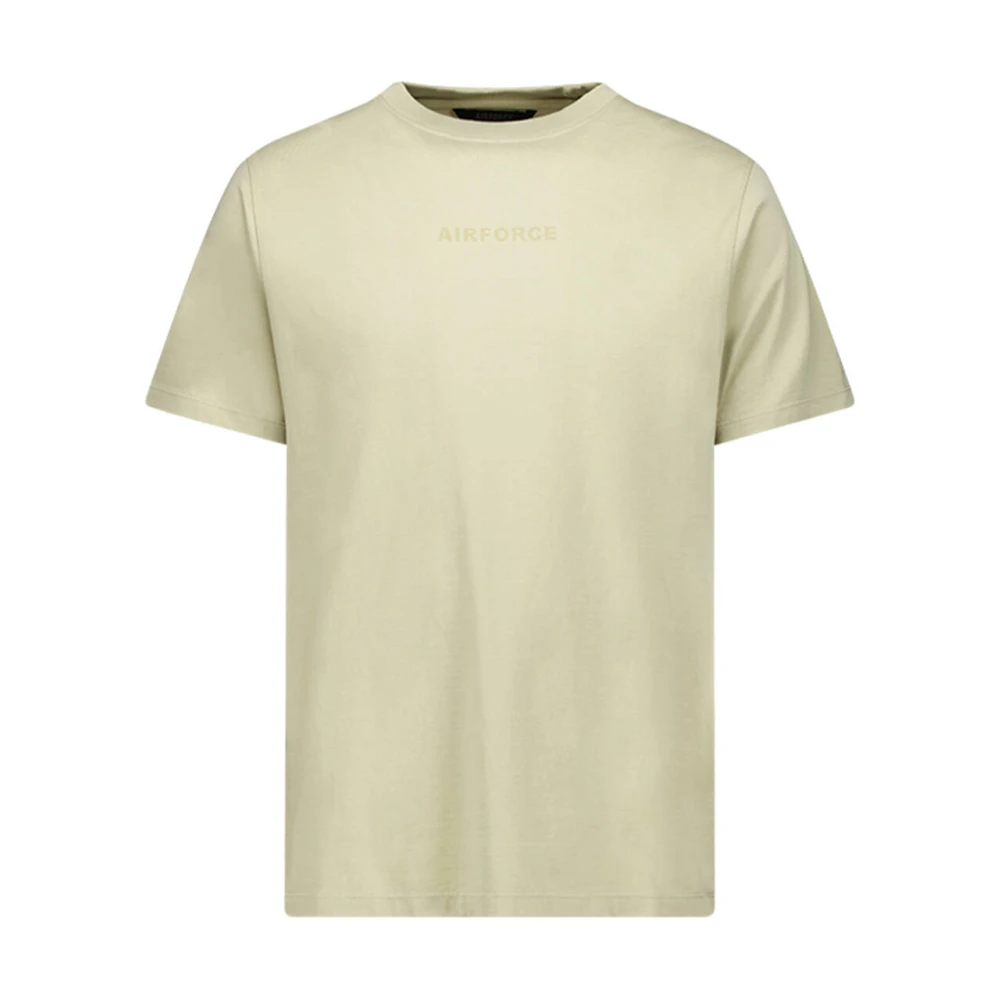 Airforce Logo Tee Korte Mouw Shirt Green Heren