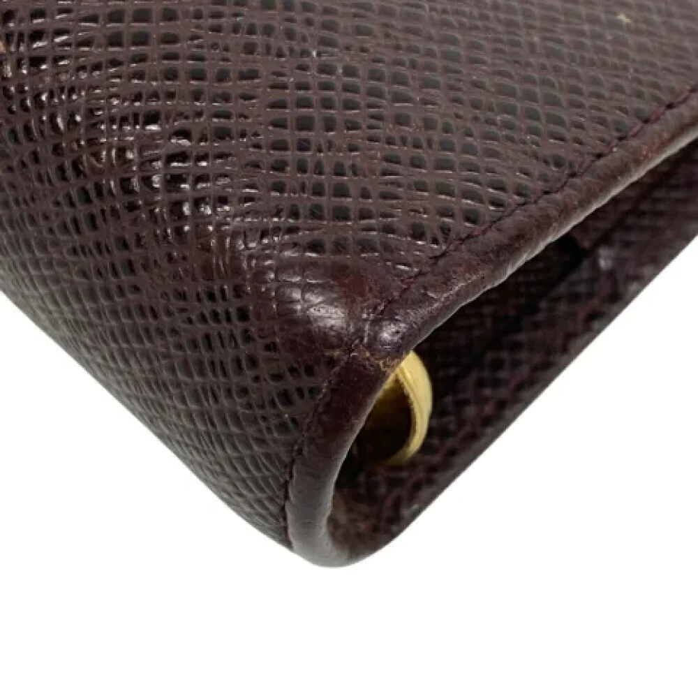 Louis Vuitton Vintage Pre-owned Leather home-office Brown Dames