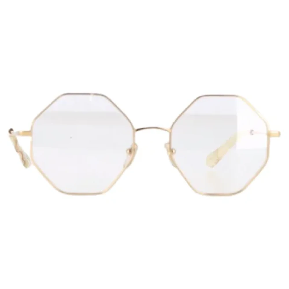 Chloé Pre-owned Metal sunglasses Yellow Dames