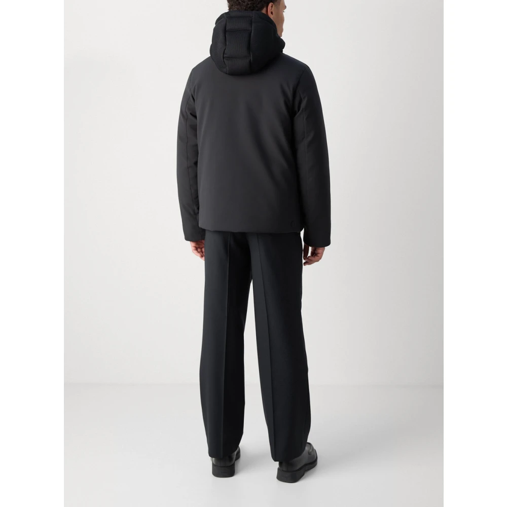Colmar Zwarte gewatteerde jas met capuchon Black Heren