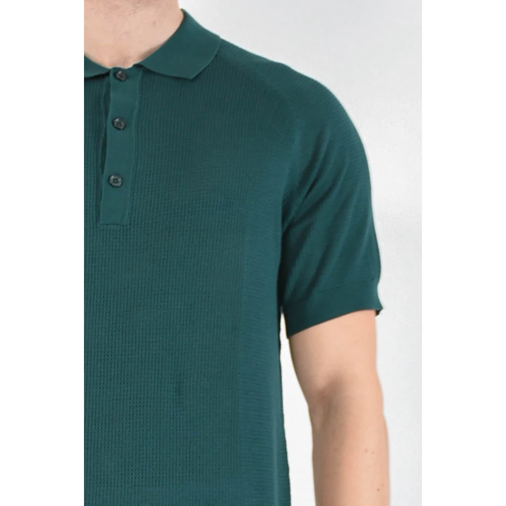 Paolo Pecora Polo Shirts Green Heren