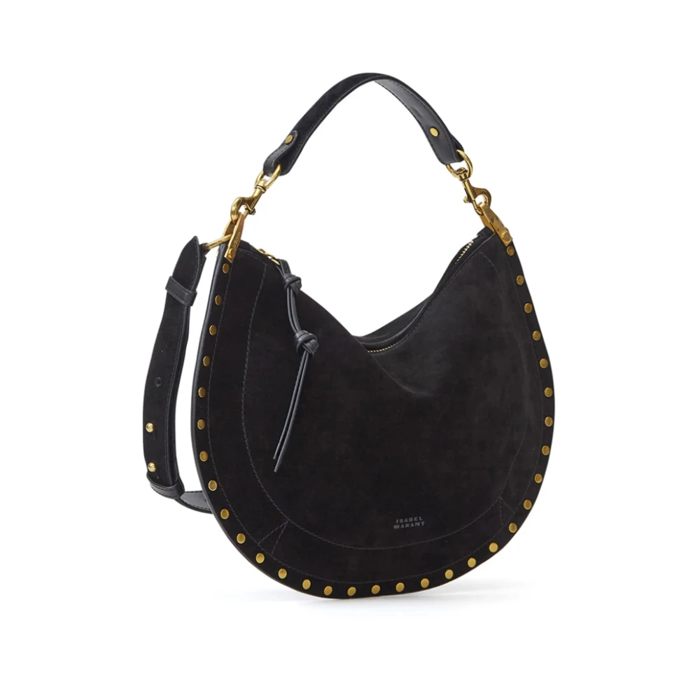 Isabel marant Zwarte Suède Schoudertas met Studs Black Dames