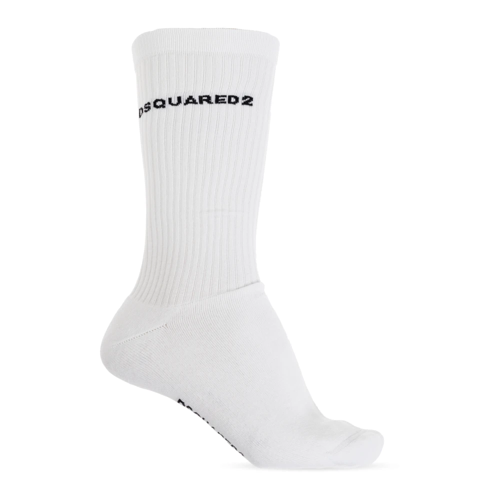 Dsquared2 Sokken met logo White Heren