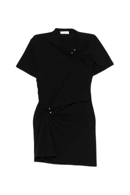 Asymmetric Draped Dress