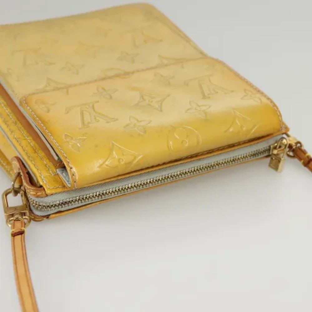 Louis Vuitton Vintage Pre-owned Leather louis-vuitton-bags Yellow Dames