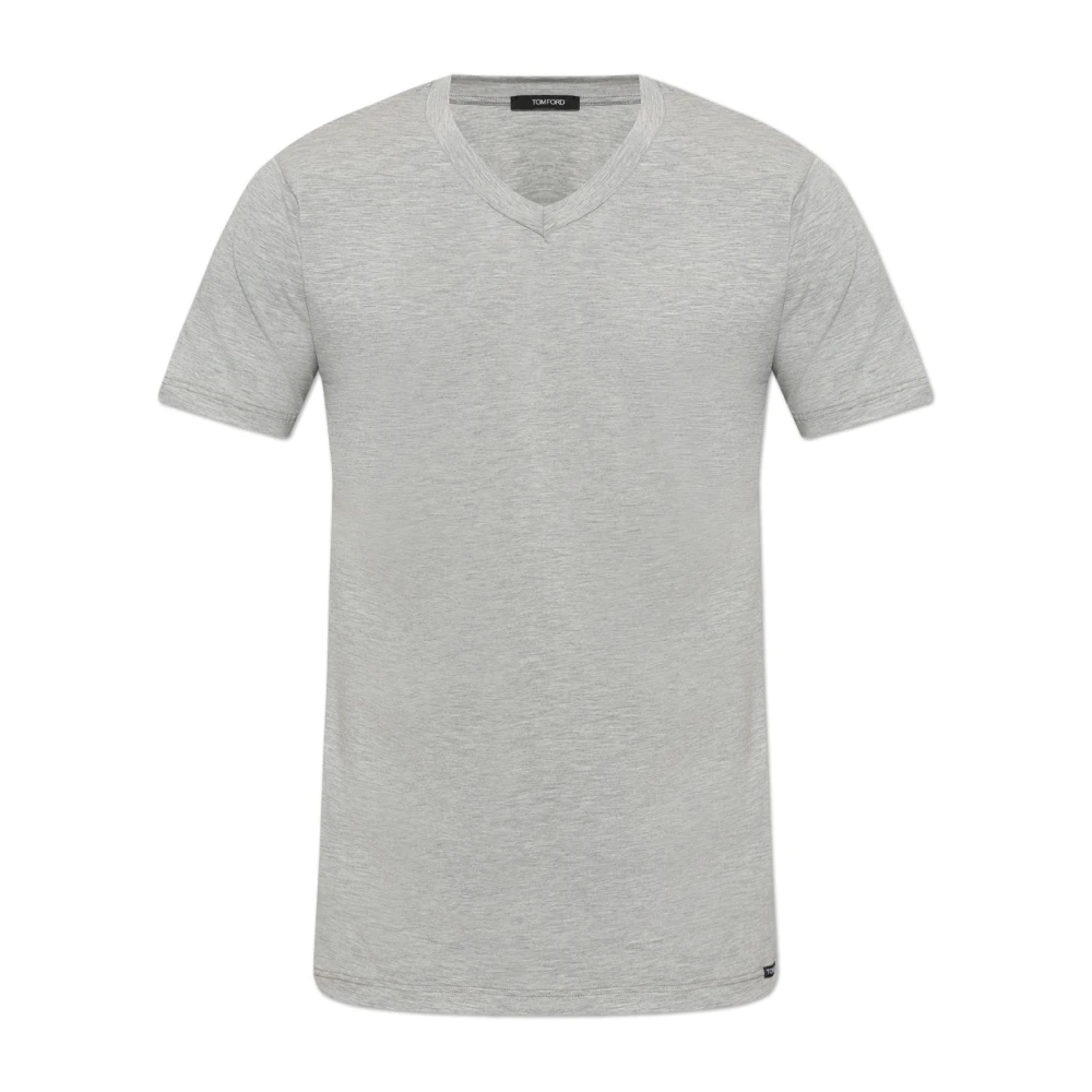 Tom Ford Ondershirt met V-hals Gray Heren