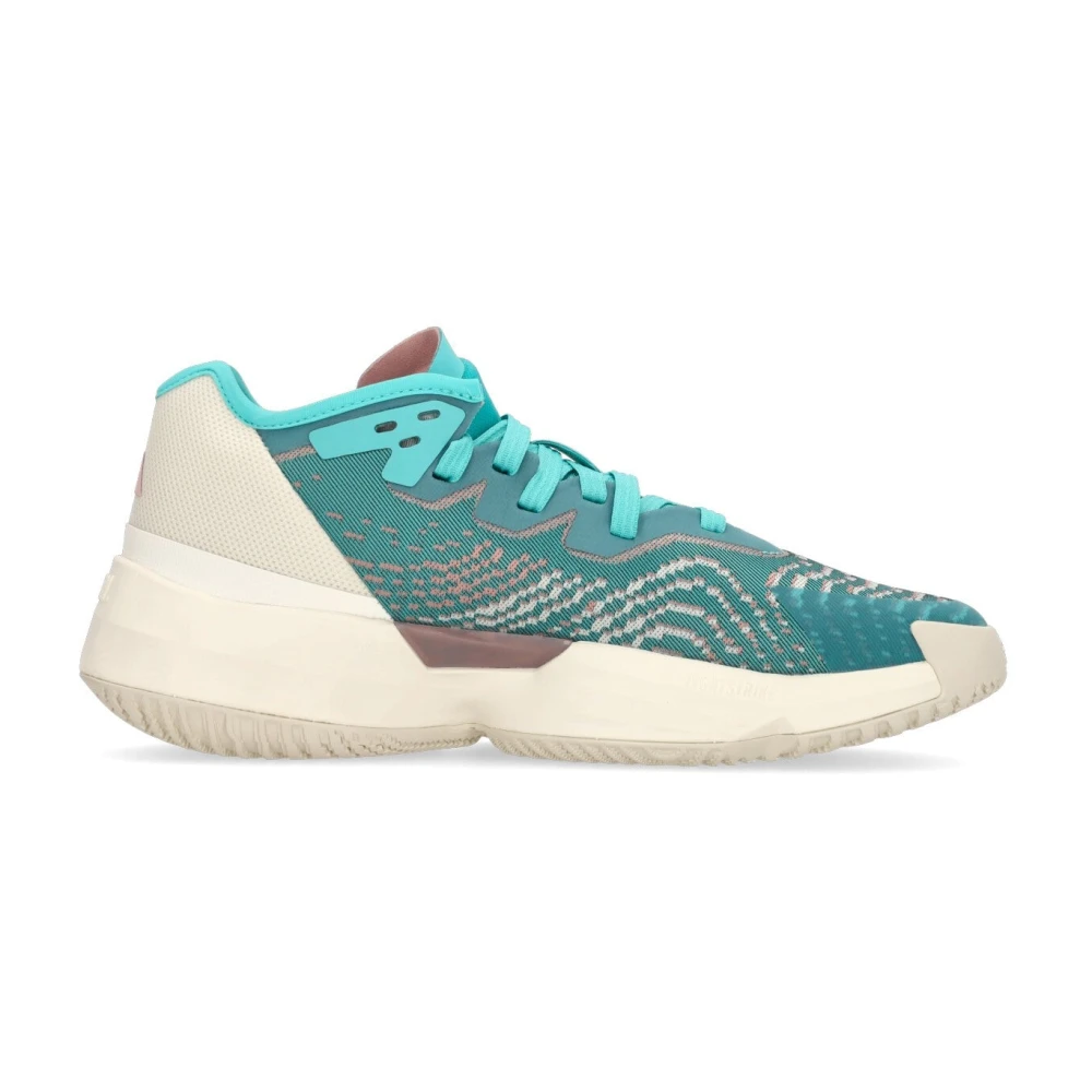 Adidas Men's Blue Trainers, 12 Uk, Issue 4 Basketball Shoes Mint Mauve